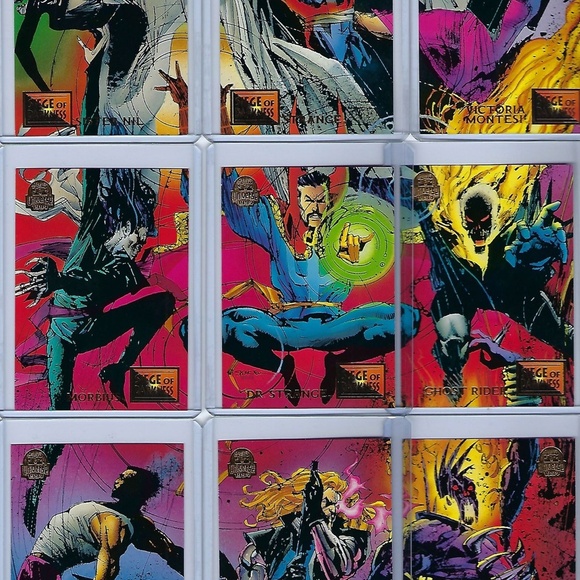 Marvel Universe Trading Cards Siege of Darkness 1993 Full Set of 9